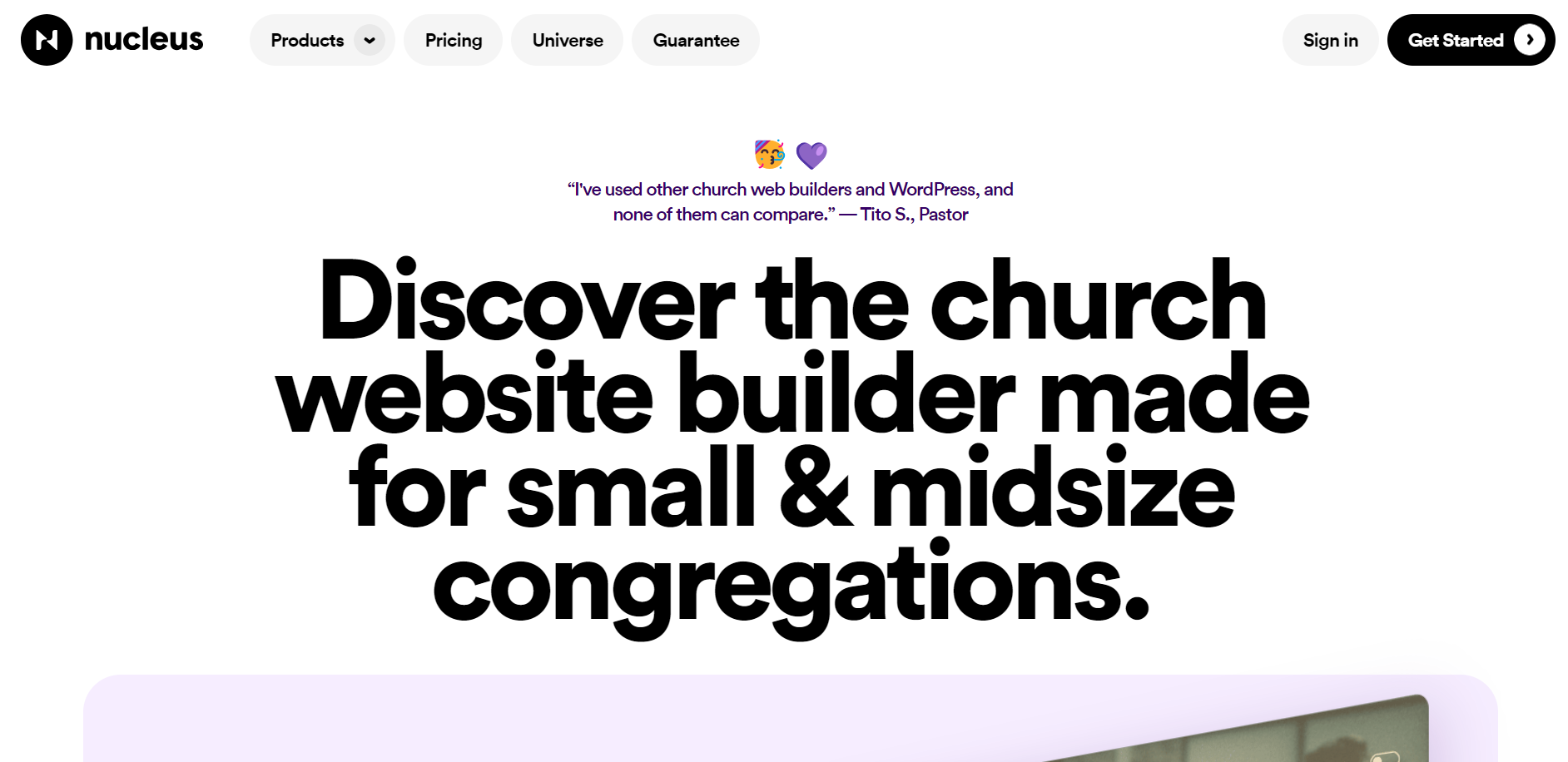 website builders for churches
